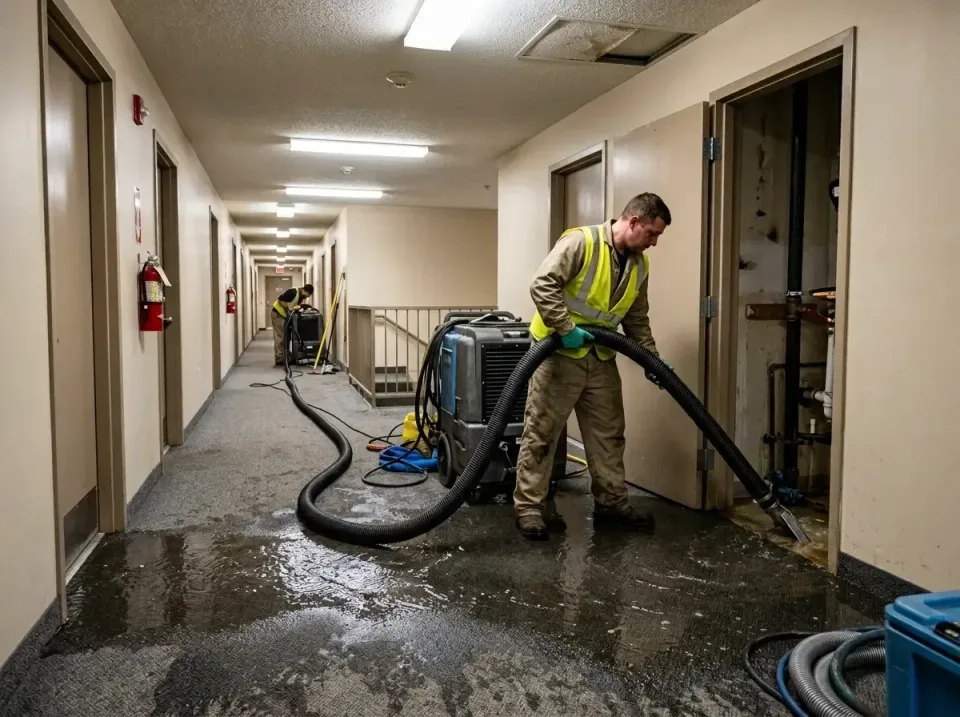 multi-unit-apartment-hallway-f-005 — frequently asked questions, Emergency Burst Pipe Water Extraction & Removal in Mayer, MN
